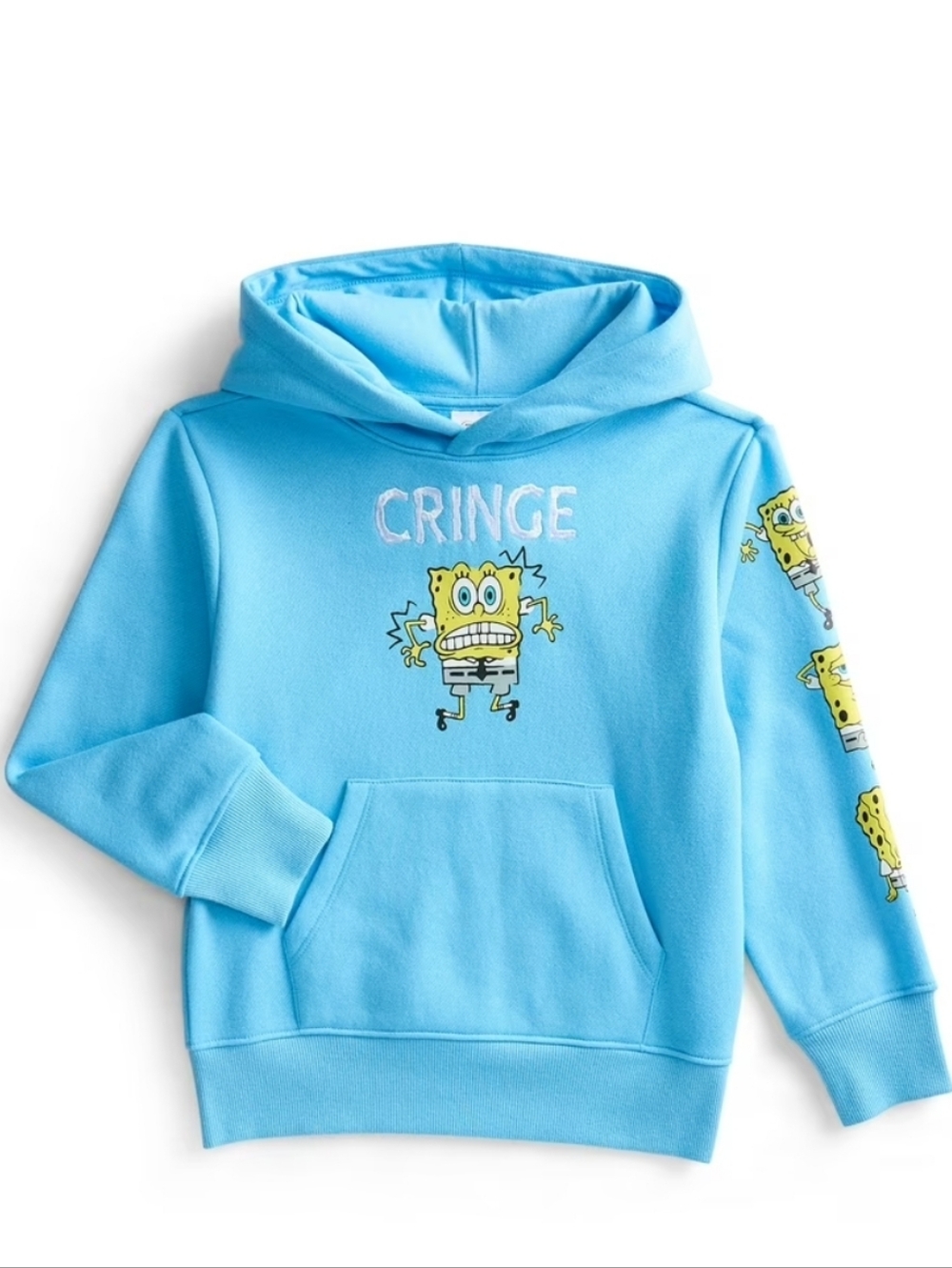 Spongebob Cringe Hoodie Youth/Big Kid Size 14-16 - Picture 6 of 12